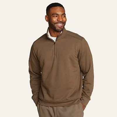 Men's Everyday Faux-Shearling-Lined 1/4-Zip