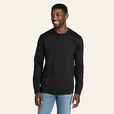 Men's Legend Wash Classic Long-Sleeve 100% Cotton T-Shirt
