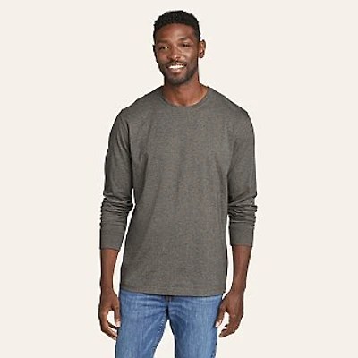 Men's Legend Wash Classic Long-Sleeve 100% Cotton T-Shirt