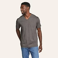 Men's Legend Wash Classic Short-Sleeve 100% Cotton V-Neck T-Shirt