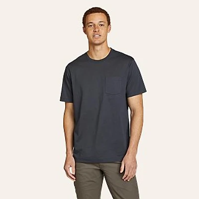 Men's Legend Wash Classic Short-Sleeve 100% Cotton Pocket T-Shirt