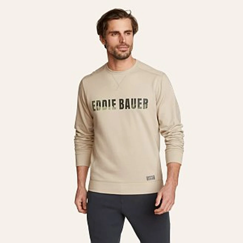 Men's Everyday Fleece Graphic Crew - Camo Logo