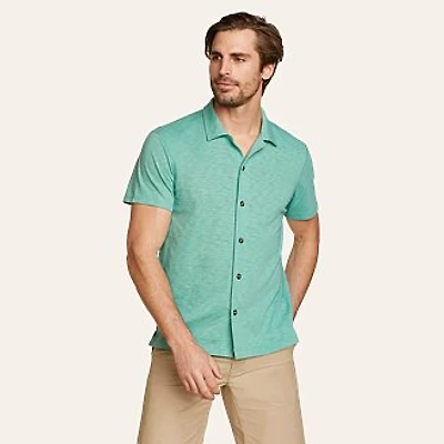 Men's Getaway Slub Button-Down Shirt