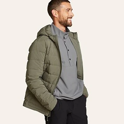 Men's Belltown Stretch Hooded Down Jacket
