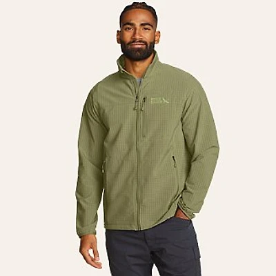 Men's Sandstone Grid Jacket