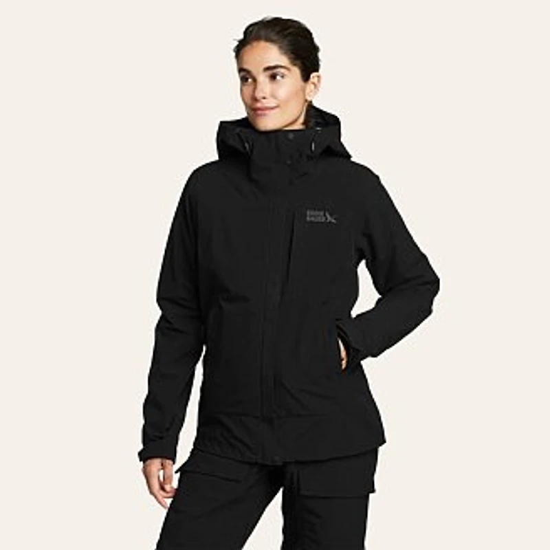 Women's Chair Six Waterproof Hooded Ski Shell Jacket