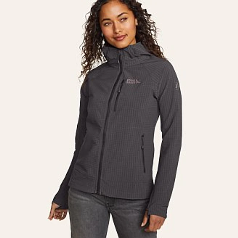 Women's Sandstone Backbone Grid Hoodie