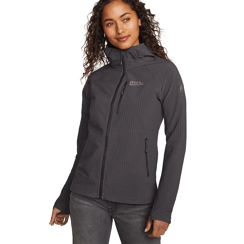 Sandstone Backbone Grid Hoodie