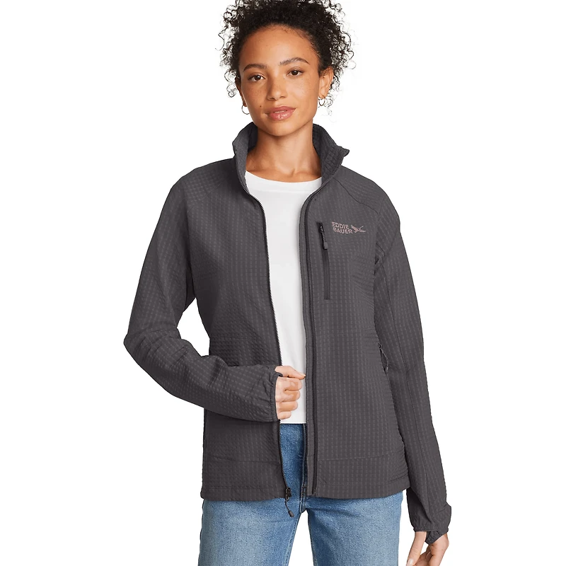 Sandstone Backbone Grid Shell Jacket