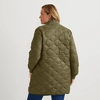 Shaw Long Down Bomber Jacket