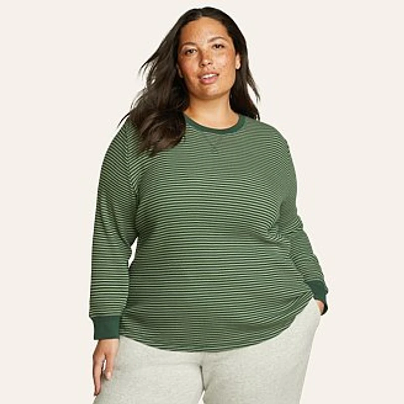 Women's Everyday Thermal Crew - Stripe