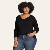Women's Favorite Long-Sleeve V-Neck T-Shirt