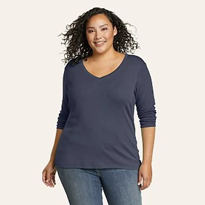Women's Favorite Long-Sleeve V-Neck T-Shirt