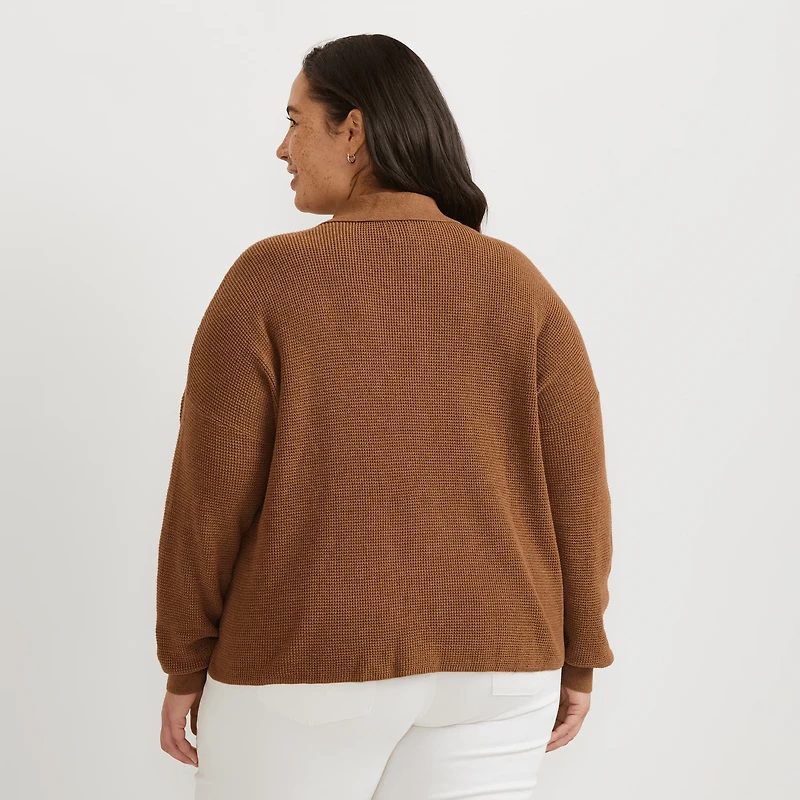 Signature Johnny Collar Sweater