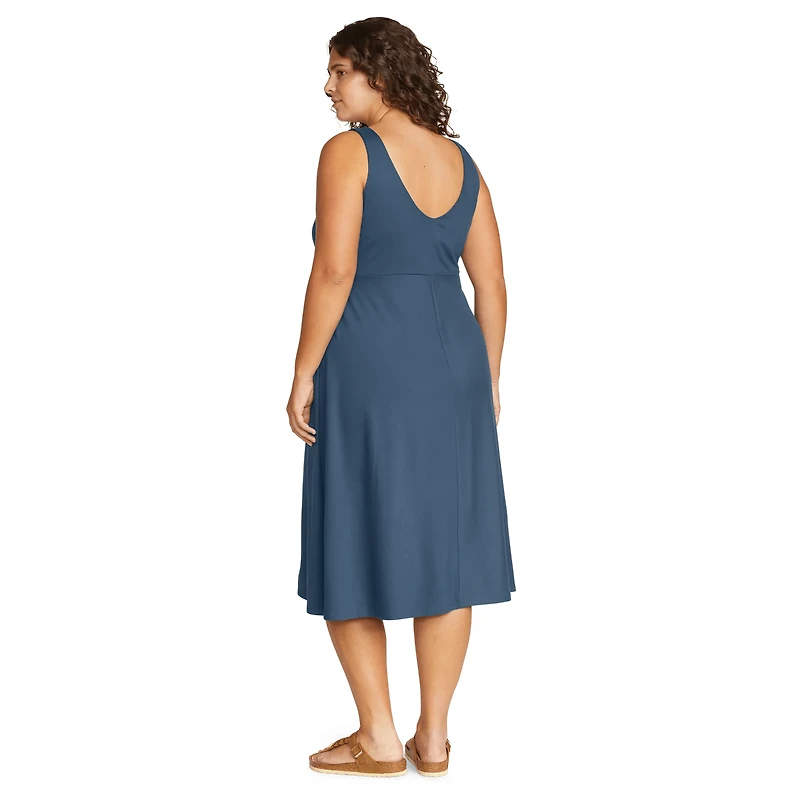 Aster V-Neck Midi Dress