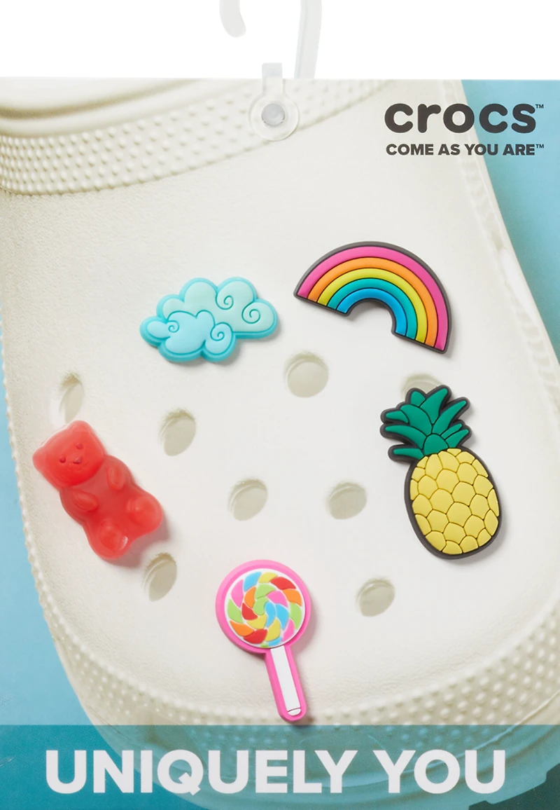 Crocs Jibbitz Happy Candy 5 Pack - Adult