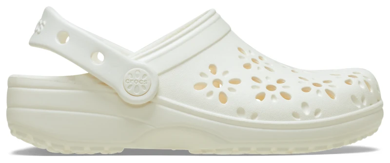 Crocs Floral Cutout Clogs - Girls' Grade School