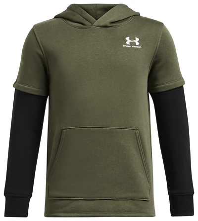 Under Armour Icon Fleece Jersey Hoodie - Boys' Grade School