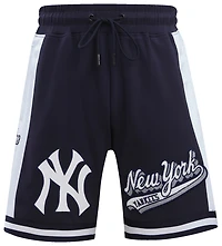 Pro Standard Yankees Script Tail DK 2.0 Shorts - Men's