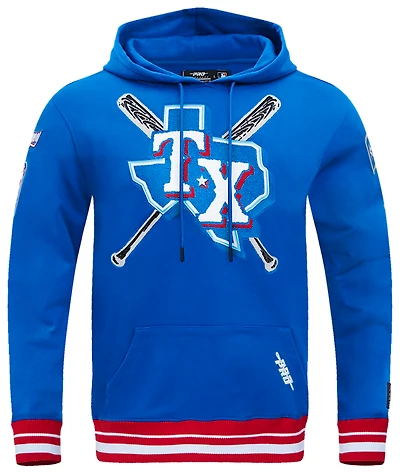 Pro Standard RANGERS MASH UP M RIB FLC PO HOODIE - Men's