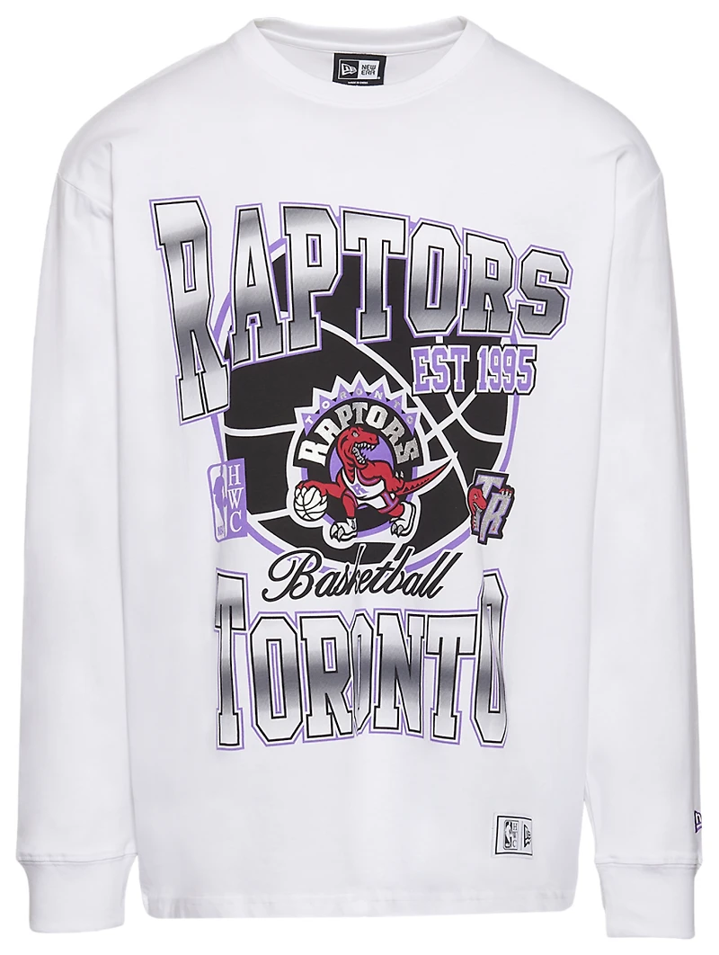 New Era T-shirt à manches longues Raptors HWC - Pour hommes