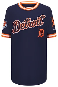 Pro Standard Detroit Tigers Classic Ss Striped Rib Tee - Boys' Grade School