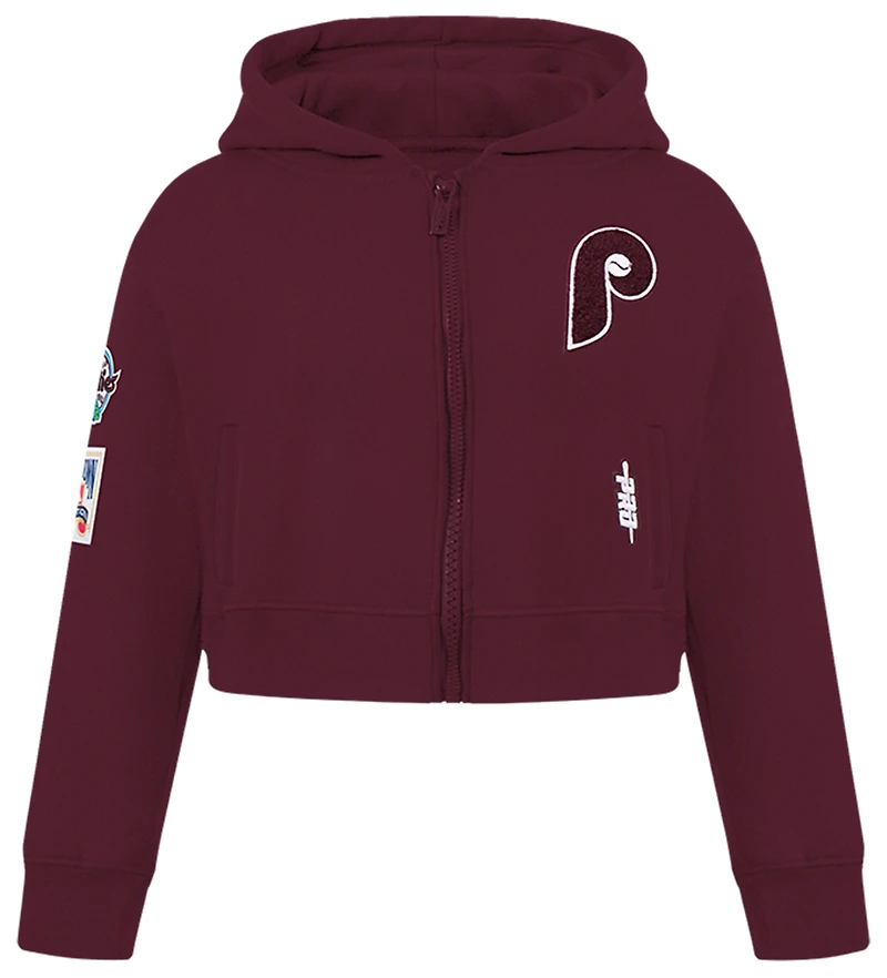 Pro Standard Philadelphia Phillies Classic Flc Fz Hoodie - Girls' Grade School