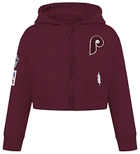 Pro Standard Philadelphia Phillies Classic Flc Fz Hoodie - Girls' Grade School