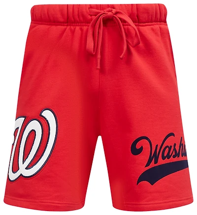 Pro Standard Nationals Living Large Fleece Shorts - Men's
