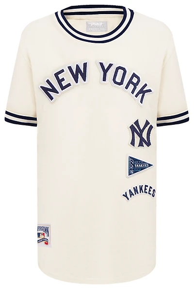 Pro Standard New York Yankees Retro Classic Striped Rib Tee - Boys' Grade School