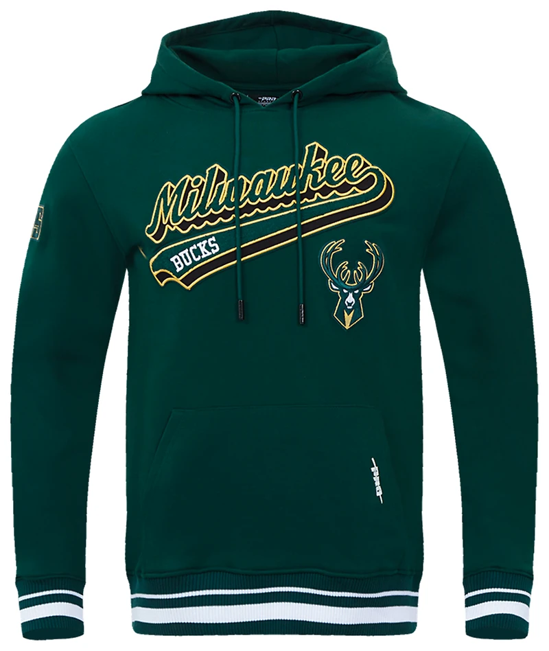 Pro Standard BUCKS SCRIPT TAIL RIB FLC PO HOODIE - Men's