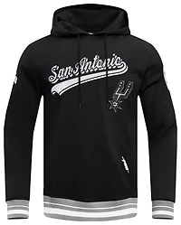 Pro Standard SPURS SCRIPT TAIL RIB FLC PO HOODIE - Men's