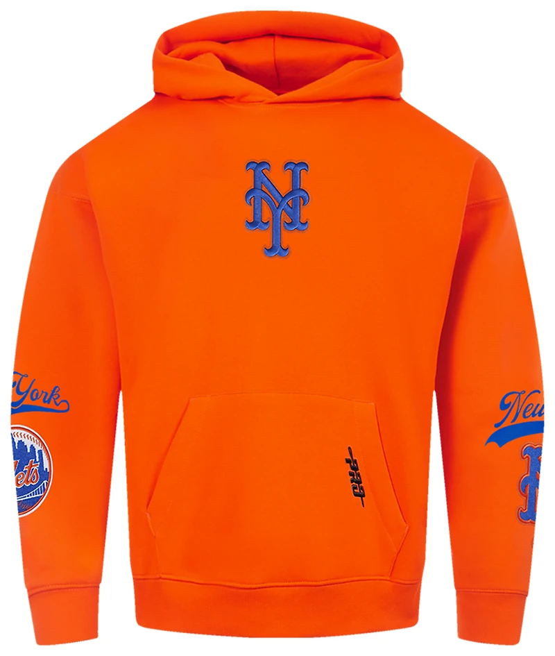 Pro Standard Mets Living Large Drop Shoulder PO Hoodie - Men's