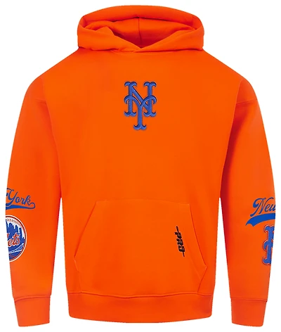 Pro Standard Mets Living Large Drop Shoulder PO Hoodie - Men's