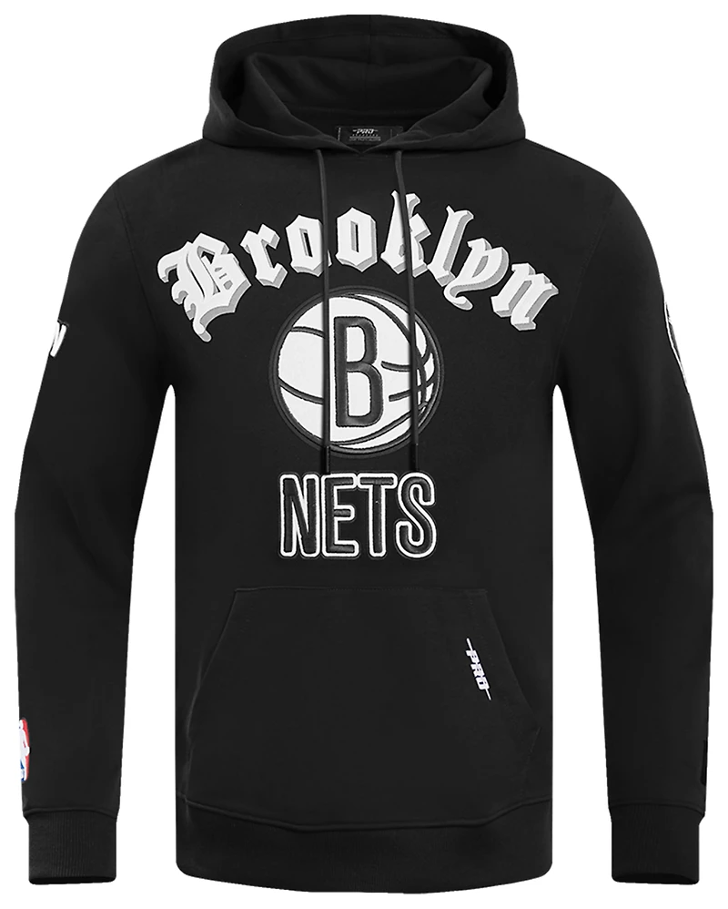 Pro Standard NETS OLD ENGLISH FLC PO HOODIE - Men's