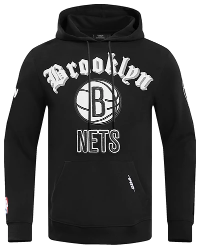 Pro Standard NETS OLD ENGLISH FLC PO HOODIE - Men's