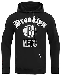 Pro Standard NETS OLD ENGLISH FLC PO HOODIE - Men's