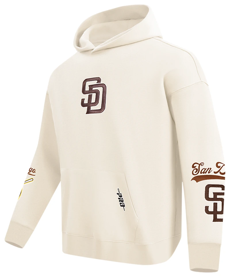 Pro Standard Padres Living Large Drop Shoulder PO Hoodie - Men's