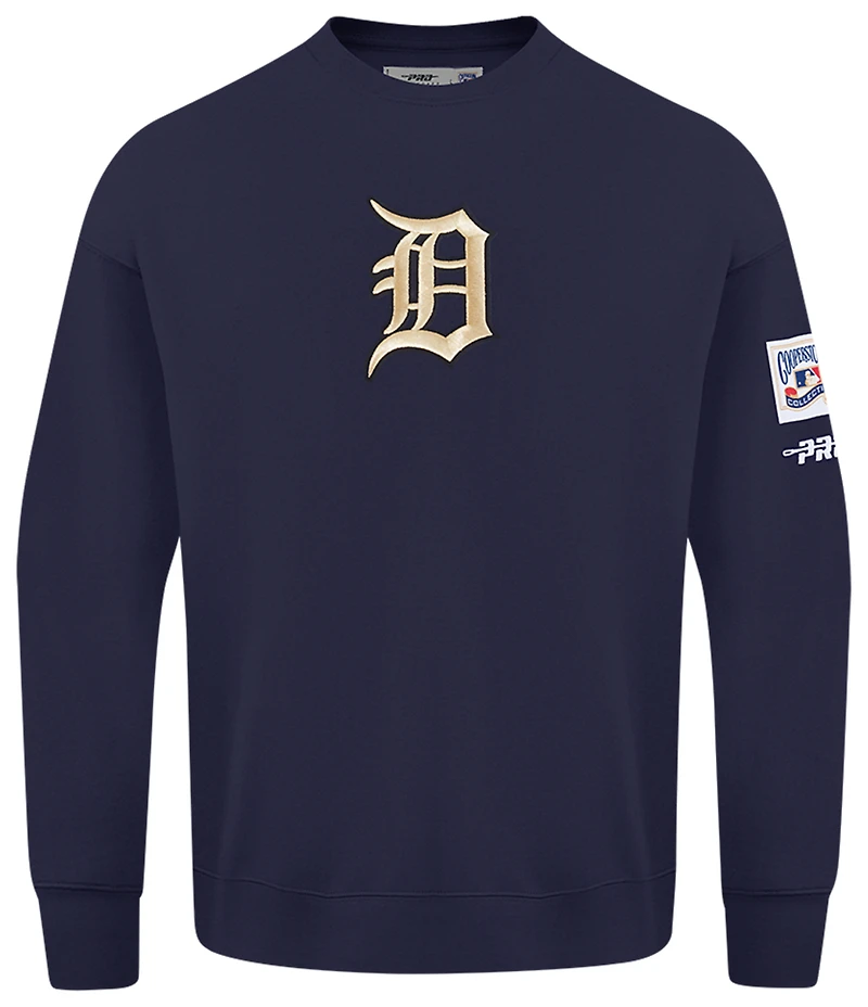 Pro Standard Tigers Champs Drop Shoulder Crew - Men's