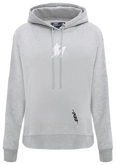 Pro Standard Marlins Classic DS PO Hoodie - Men's