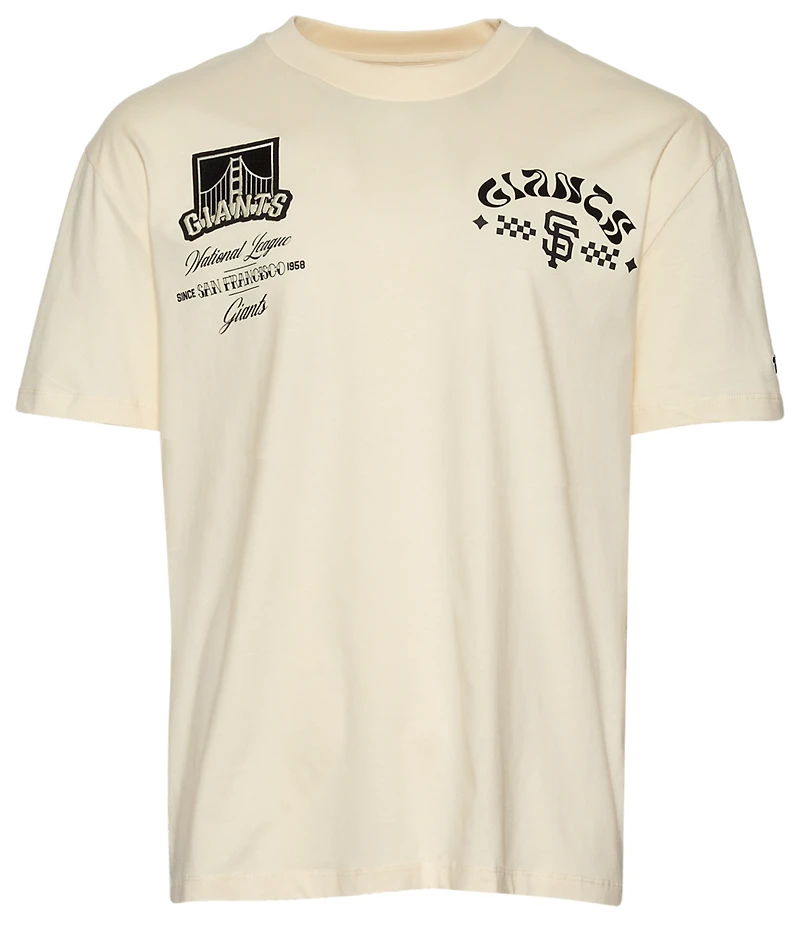 Pro Standard Giants Wavy Drop Shoulder FC T-Shirt - Men's