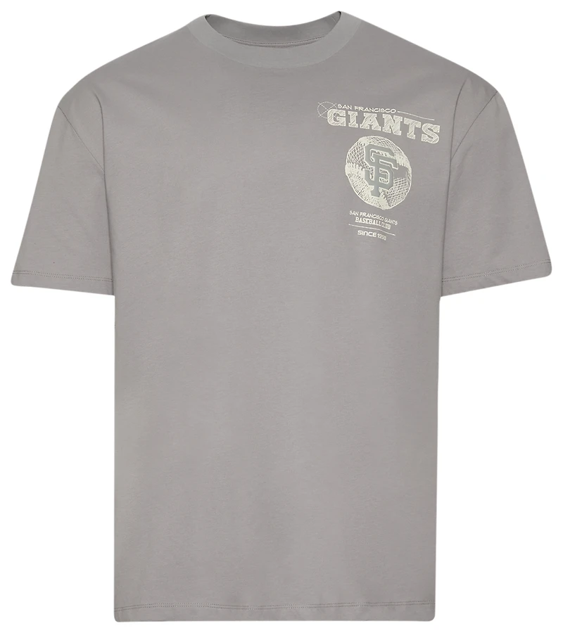 Pro Standard Giants Blueprint Drop Shoulder FC T-Shirt - Men's