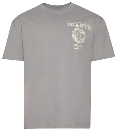 Pro Standard Giants Blueprint Drop Shoulder FC T-Shirt - Men's
