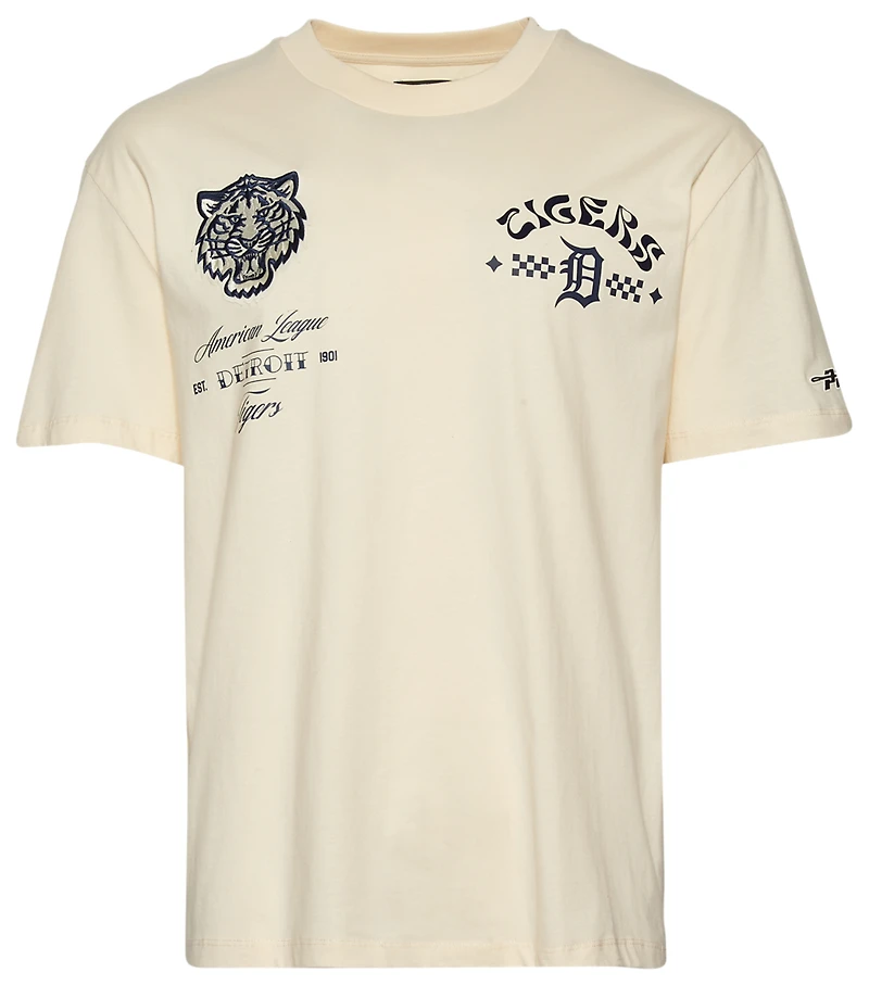 Pro Standard Tigers Wavy Drop Shoulder FC T-Shirt - Men's