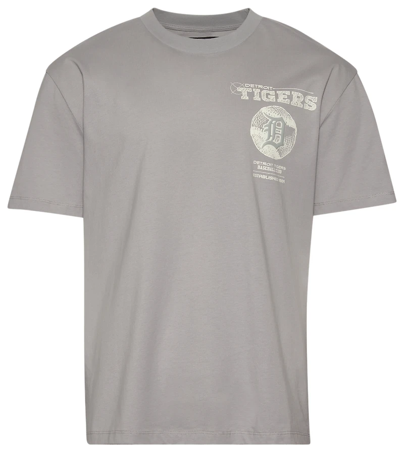 Pro Standard Tigers Blueprint Drop Shoulder FC T-Shirt - Men's