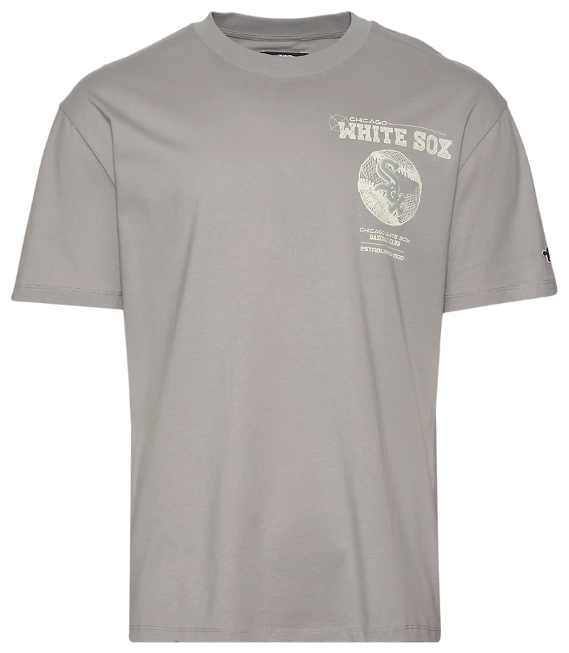 Pro Standard White Sox Blueprint Drop Shoulder FC T-Shirt - Men's