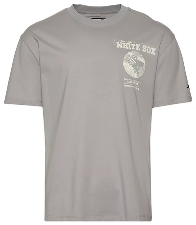 Pro Standard White Sox Blueprint Drop Shoulder FC T-Shirt - Men's