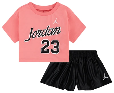 Jordan Flowy Durasheen Shorts Set - Girls' Infant