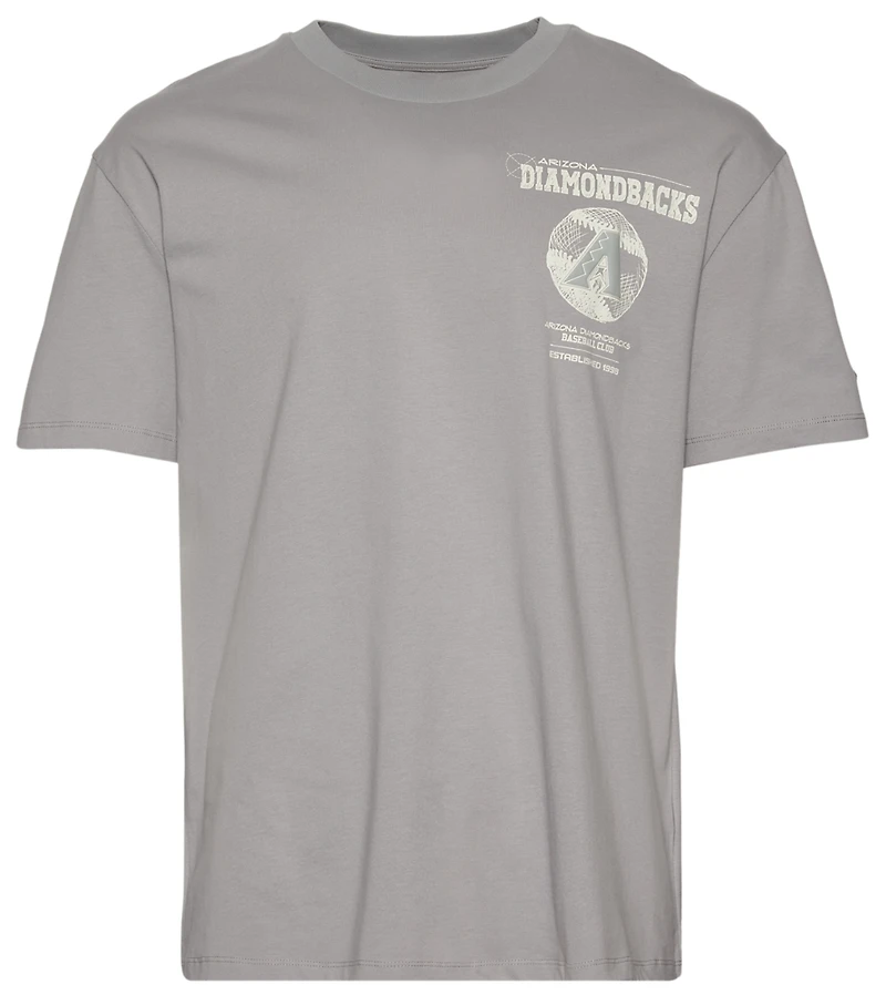 Pro Standard Diamondbacks Blueprint Drop Shoulder T-Shirt - Men's