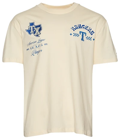 Pro Standard Rangers Wavy Drop Shoulder FC T-Shirt - Men's